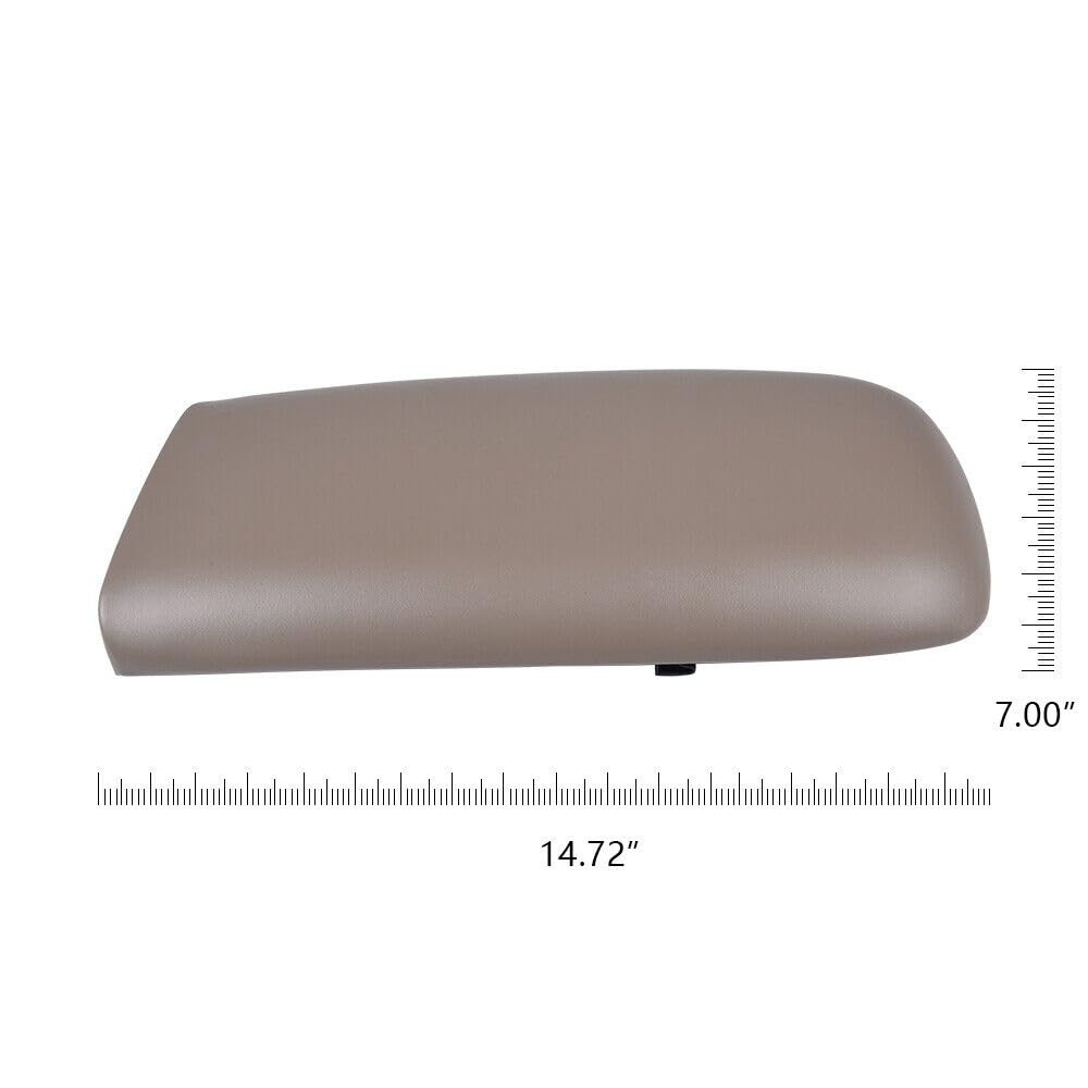 KARPAL Center Console Lid Compatible with Truck 1997-2001 Ford Explorer Sport Trac 1997-2001 Mercury Mountaineer Brown