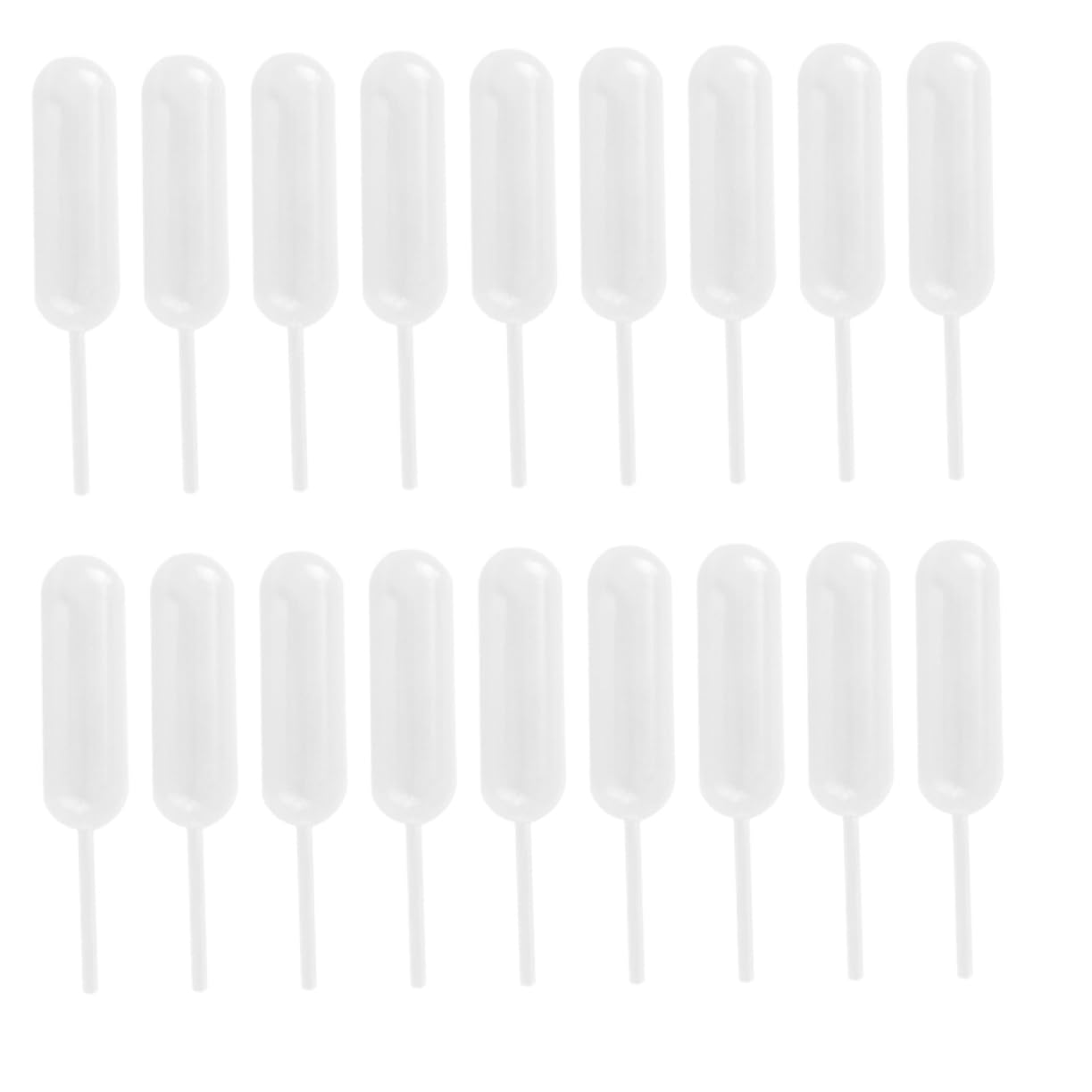 HEALLILY 250pcs Disposable Straw Cake Ice Injection Dropper 4ml Baking Supplies for Cupcake Dessert