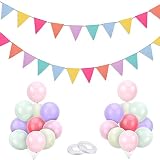 🎈Globos de ensueño: el color pastel macaron agrega una variedad de decoración dulce. Equipado con 2 rollos de cintas, tiene muy en cuenta tus llamativas ideas, en caso de que lo necesites de vez en cuando.