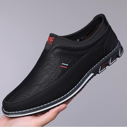 Buybuymen Orthopedic Shoes, Buybuymen Men's Fashion Orthopedic Shoes, Slip-on Fashion Oversized Loafers Oxford Shoes3