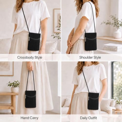 Image of Small Crossbody Women Cell Phone Purse Wallet Bag With Shoulder Strap
