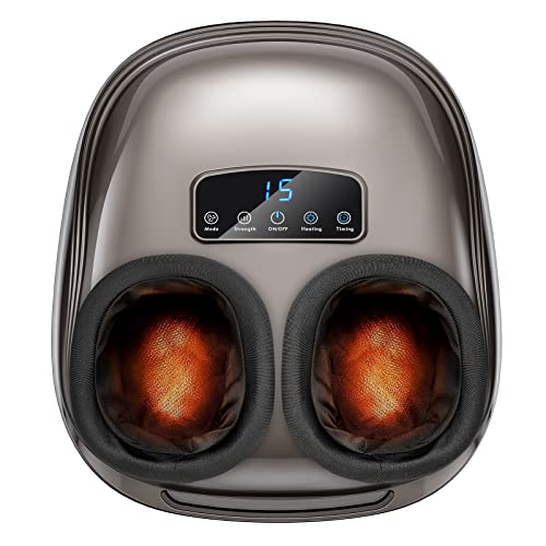 Vimproce Shiatsu Foot Massager Machine For Plantar Fasciitis And Neuropathy, With Soothing Heat,Deep Kneading,Air Compression, Improve Blood Circulation And Foot Wellness #TOP29