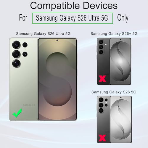Image of Ibywind for Samsung Galaxy S26 Ultra 5G Screen Protector,2-Pack,9H Hardness Tempered Glass with Camera Lens Protector,Easy Installation Tool,Bubble-Free,Fingerprint Unlock,Anti-Shatter,Anti-Scratch