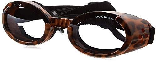 Doggles DGIL-37-M ILS - Gafas de Sol para Perros, Multicolor (Leopard Print Frame/Smoke Lens), M