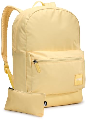 Case Logic Mochila Alto 26 Litros Yonder Yellow Estruturada com materiais reciclados