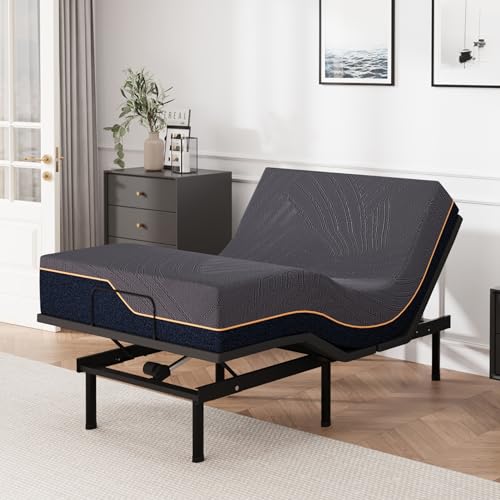 Dyonery Twin XL Adjustable Bed Base Frame Wireless Remote +