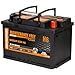 Autocessking H6 Group Size 48 Start and Stop AGM Automotive Battery, 12V 70Ah, 760 CCA, 120 RC Rechargeable Car Battery