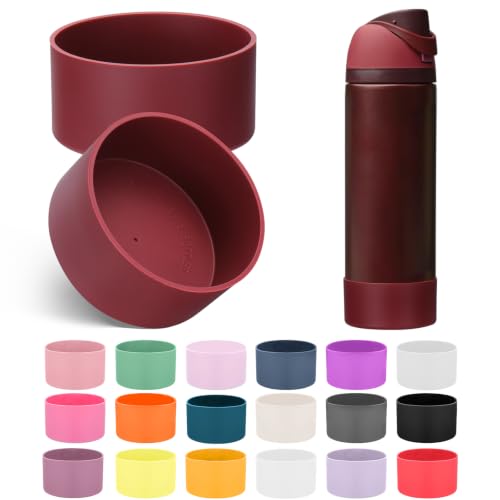Mity rain 2PCS Silicone Boot for Owala FreeSip Water Bottle 24oz