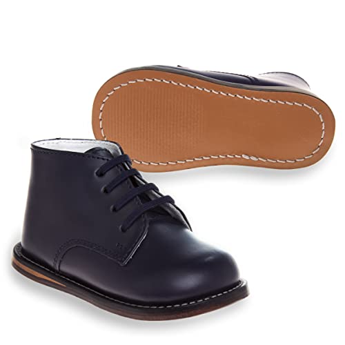 Josmo Baby Unisex Walking Shoes First Walker, Baby First Walker Shoes Wide Width, Navy (6.5 Wide, Toddler) #TOP1