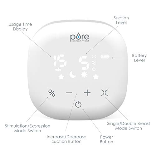Extractor de leche eléctrico doble PureBaby miniatura 4