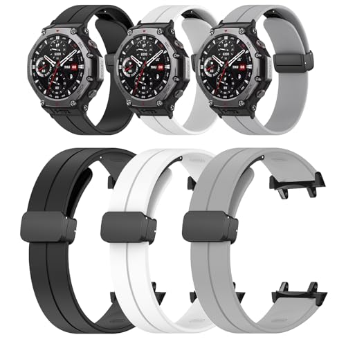 [YANMONGI] For Amazfit T-Rex 3 Pro 48mm&44mm/Amazfit T-Rex 3 oh VR C܂肽݃obNfUC X|[coh xg _炩 h y ϏՌ h jp Hs