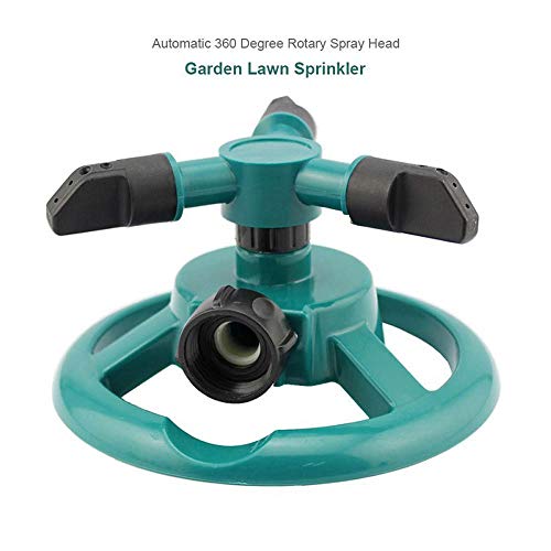 Ajcoflt Aspersor de disco Aspersor de jardim Irrigação Aspersor de gramado rotativo Cobertura de gra