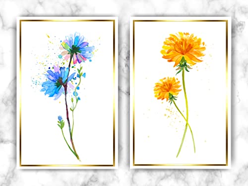 Juju's Vibes 40 Pcs Note Cards With Envelopes Blank Inside , Beautiful Watercolor Floral Greeting Cards And Envelopes Set, All Occasions , Stationary Aesthetic Note Cards Gift Set Perfect For Birthday, Just Because, Thinking Of You, Mothers Day 4X6 #TOP3