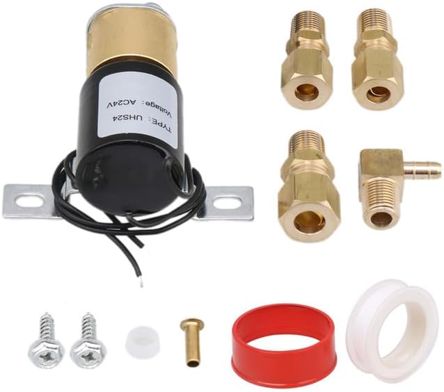 Emptty 24V UHS24 Humidifier Solenoid Valve Set for HE220 HE225 HE260 HE265 with 2 Screw Replacement for Honeywell