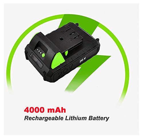 Draadloze Rotavator, Tuin Tiller Frezen met 4000mAh oplaadbare batterij en oplader, elektrische hand Tiller Hoe Soil… - Afbeelding 5