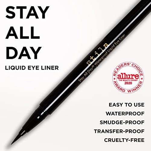Stila Stay All Day Waterproof Liquid Eye Liner, Midnight (Deep Blue) #TOP1