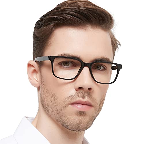 Image of Reading Glasses 1.25+ Blue Light Blocking for Men Computer Readers Game Glasses 1.0 1.25 1.5 2.0 2.25 2.5 2.75 3.0 3.5 4.0 (Black 125)