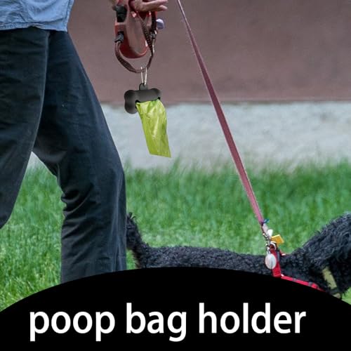 Kotbeutelspender für hunde - Silikon Knochenförmige Kotbeutelhalter | Leichter Hundekotbeutelspender | Kotbeutelspender Für Unterwegs Spaziergänge Sauberkeit Abenteuer Praktisches Haustierzubehör