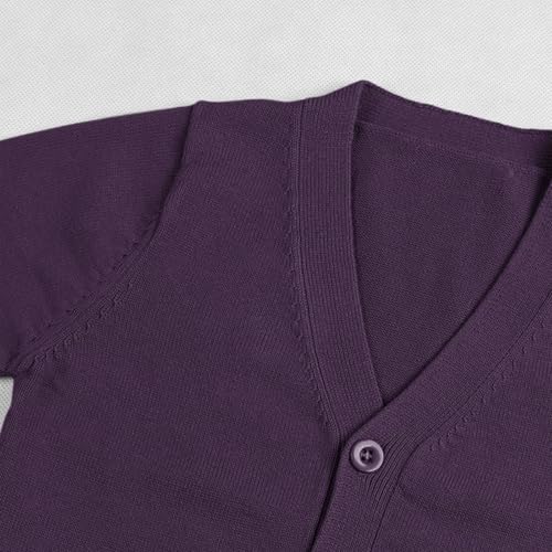 Girls Cardigan Kid School Unifor𝐦 Button Down Sweater Jacket Basic Solid Cute Tops Loose Fall Winter Clothes2