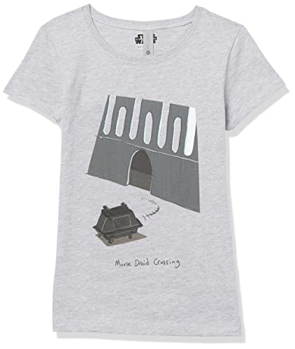 T-shirt Star Wars fille manches courtes imprimé coton Mouse Droid
