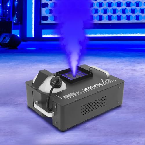 Máquina de humo 1500W con 24 LEDs y control DMX miniatura 6
