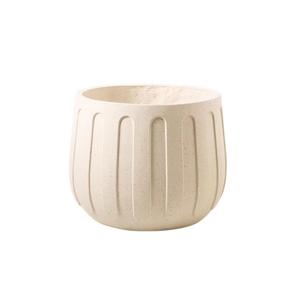 GELASIGE Flower Pots Retro Lemon Tree Flower Pot Home Living Room Magnesium Mud Sunflower Flower Pot Outdoor Flower Pots(A)