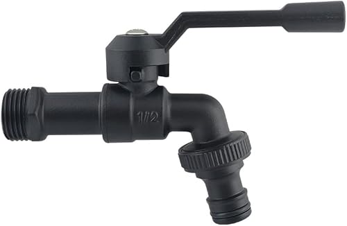 Double Outdoor Faucet,Outside Tap Garden Water Faucet,Wall Mouted 1/2 inch Inlet, with Dual 3/4 inch Outlet, Outdoor Spigot,for Home Balcony Hose Connector