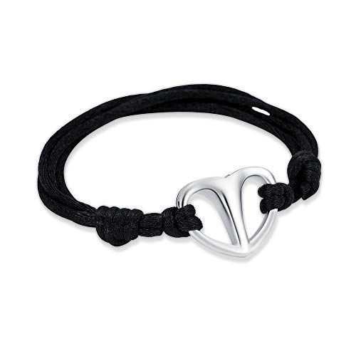 Cremation Bracelet for Ashes Mini Adjustable Cremation Urn Bracelet Bangle for Ashes Stainless Steel Keepsake Cremation Memorial Ash Jewelry, Silvery