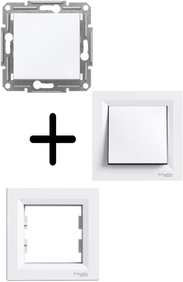 SCHNEİDER ELECTRİC ASFORA PERMÜTATÖR BEYAZ ÇERÇEVESİZ 3606480986765
