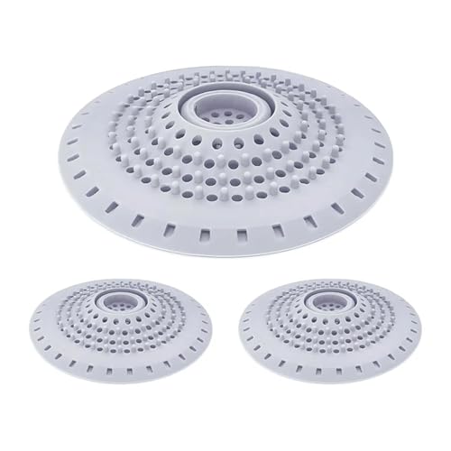 Crépine de vidange ensemble de 3 pièces bouchon caoutchouc 5 pouces douche