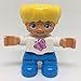 Produktbild LEGO DUPLO Figur Kind kleines Mädchen blaue Hose weißer Pullover