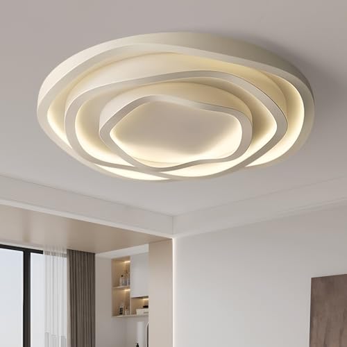 Moderne Plafonnier,40CM Dimmable 3000K-6500K Luminaire Plafonnier,Lustre De Lampe De Forme De Créativité Minimaliste Pour Le Couloir De Cuisine De Chambre À...