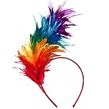 HIWIND Fashion Hairband Feathers Headband Tea Party Cocktail Wedding Headpiece
