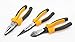 JCB Plier Tool Set | 3 Piece Tool Set Including Linesman, Long Nose & Diagonal Cutting Pliers, Hardened Edges For Precision Pliers, Soft Grip For Safety, JCB-3PC-PL