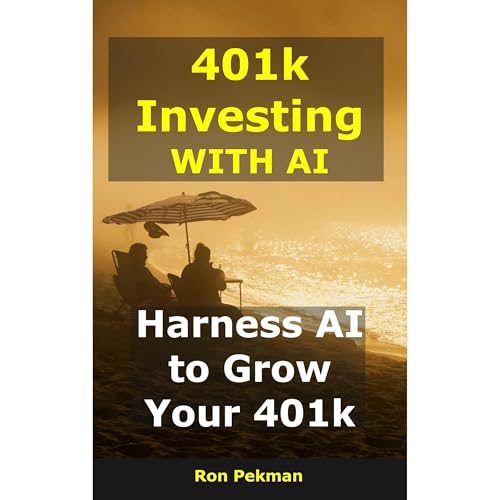 401k Investing With AI Audiolibro Por Ron Pekman arte de portada