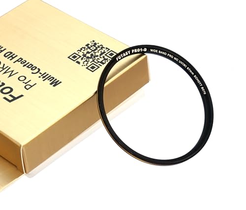 Image of Fotasy 67mm Ultra Slim UV Protection Lens Filter, Nano Coatings MRC Multi Resistant Coating Oil Water Scratch, 16 Layers Multicoated 67mm UV Filter
