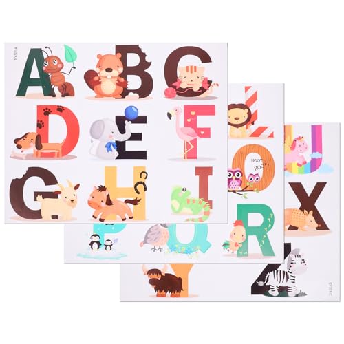Gogogmee 26 piezas Pegatinas Adhesivas de Alfabeto para Calcomanías Coloridas de EVA sin Imán Resistentes y Suaves para Decoración de Paredes y Aprendizaje Educativo Casa y Aula