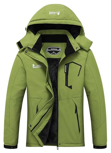 Image of MOERDENG Women's Waterproof Ski Jacket Warm Winter Snow Coat Mountain Windbreaker Hooded Raincoat Jacket