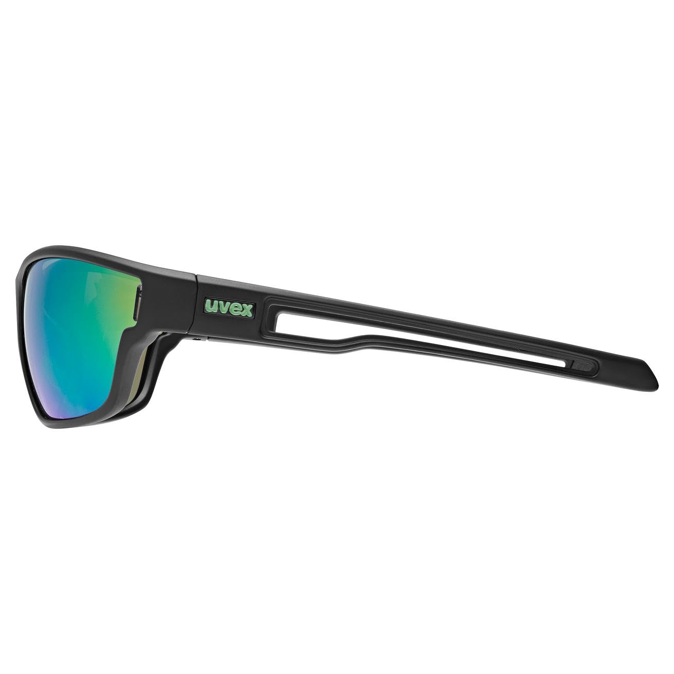 uvex sportstyle 806, okulary sportowe unisex-dorosły, black matt, one size