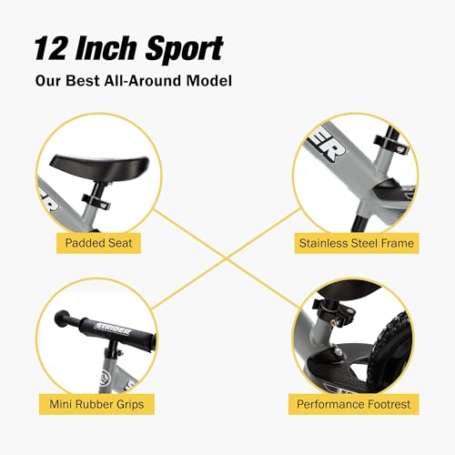 Image of Strider Sport 2-in-1 Rocking Bike - Helps Teach Baby How to Ride a Balance Bicycle - for Kids 6 Months to 4 Years-Easy Assembly, Tool-Free Adjustments