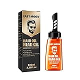 2 in 1 Men's Fluffy Moisturizing Hair Styling Gel and Wax with Comb for Long-Lasting Salon-Quality Hairstyles