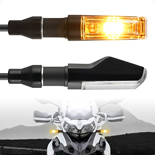 evermotor Universal Aluminum Motorcycle LED Turn Signals Lights...