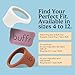 BUFFR Silicone Ring Protector for Working Out – Wedding Ring Protector – Rubber Ring Guard for Women – Light Gray, Size 8
