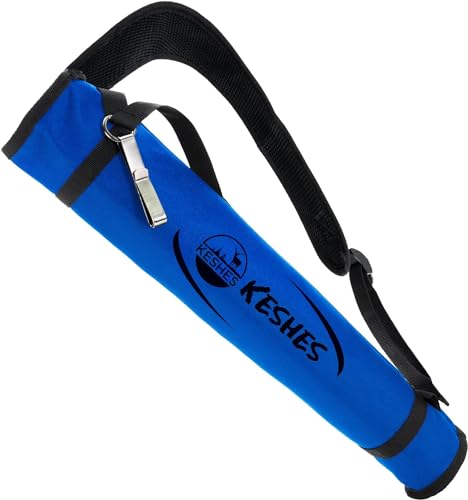 KESHES Archery Back Arrow Quiver Holder - Adjustable Quivers for Arrows, for Bow Hunting and Target Practicing; Youth and Adults (Blue)