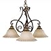 Murray Feiss Sonoma Valley 3 Light Single Tier Chandelier F2073-3ATS Aged Tortoise Shell