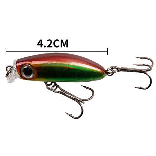 Isca de pesca falsa, isca de pesca artificial para uso ao ar livre, isca falsa biônica sintética com