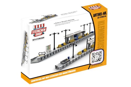 Steinchenshop Moderner Modularer Bahnsteig – 1.047...