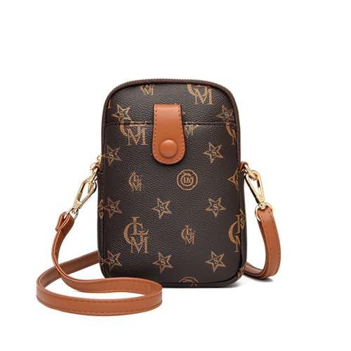 Image of myfriday Vintage Crossbody Phone Bag for Women, Small PU Leather Shoulder Purse and Handbag