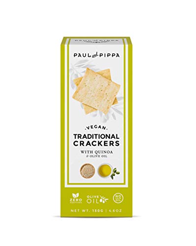 Crackers veganas artesanas de sal y quinoa 130g Cover