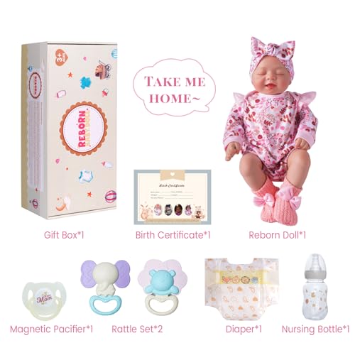 Muñeca Bebé Reborn Realista 17 Pulgadas miniatura 6